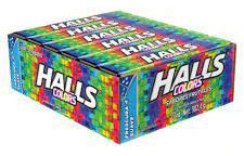 HALLS ASSORTED FLAVOR 12CT DISPLAY  /  UOM DSP