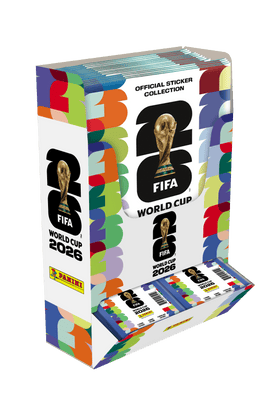 PANINI 2026 COUNTER DISPLAY 12 ALBUMS + 100 STICKER PACKS