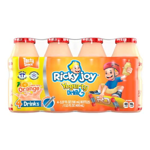 RICKY JOY YOGURTY DRINK ORANGE 13.5fl oz-C10