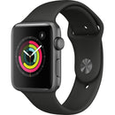 Apple Watch Series 3 (GPS) 42mm Caja de Aluminio Gris Espacial con Correa Deportiva Negra