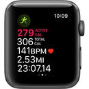 Apple Watch Series 3 (GPS) 42mm Caja de Aluminio Gris Espacial con Correa Deportiva Negra