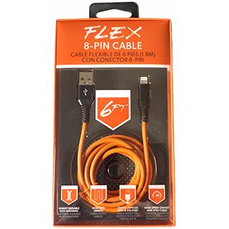 Flex 6FT 8-PIN Lightening Data Cable (12 Pack)