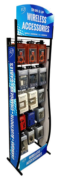 Accesorio Inalámbrico de 102 Piezas con Exhibidor de Metal