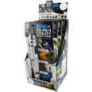 ANTORCHA METÁLICA AZUL VARILLA LED 6 PIEZAS POR DISPLAY