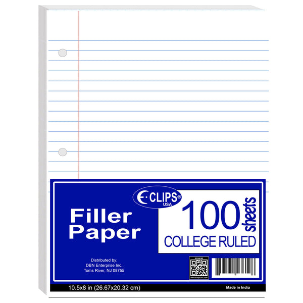 Filler Paper – College Ruled (36 Pack)