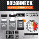 ENFRIADOR DE LATA MULTIUSO ROUGHNECK METAL 6 PIEZAS POR DISPLAY