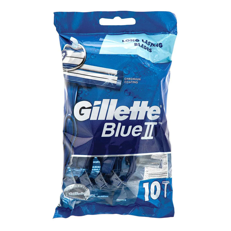 GILLETTE RAZOR BLUE II 10CT