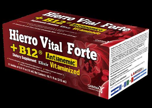 HIERRO VITAL FORTE B12 ANTIANEMIC 21 VIALES PK3