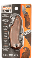 CUCHILLO DE MADERA ROUGHNECK 6 PIEZAS POR DISPLAY