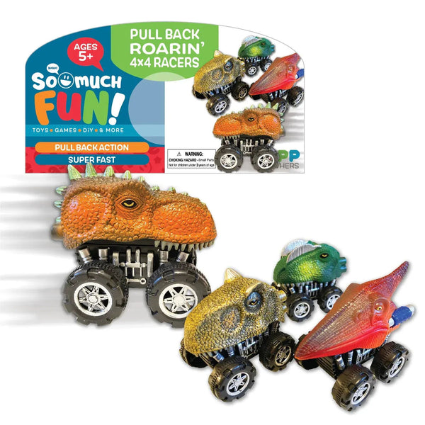 DINOSAUR PULL BACK CAR 24 PIECES PER PACK
