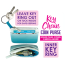 BILLETERA DE MONEDERO OMBRÉ 6 PIEZAS POR DISPLAY