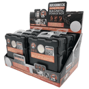 CAJA DE ALMACENAMIENTO MAGNÉTICA STICKER VERSIÓN 6 PIEZAS POR DISPLAY