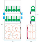 AURICULARES DE FELPA CON CABLE DE 10 PIES VARIEDAD DE EXPOSITOR DE SUELO 42 PIEZAS POR EXPOSITOR