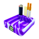 CENICERO DE SILICONA PIRAMIDAL 6 PIEZAS POR DISPLAY