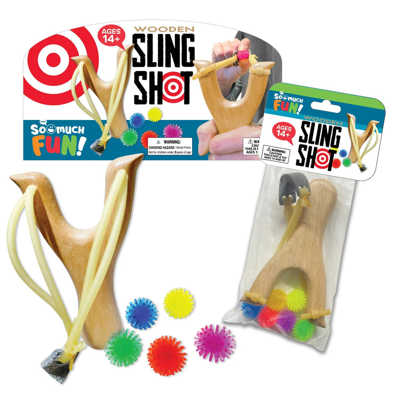 WOODEN SLING SHOT 12 PIECES PER PACK