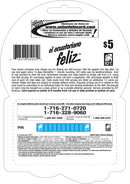 $5 FELIZ EL ECUATORIANO Tarjetas Físicas