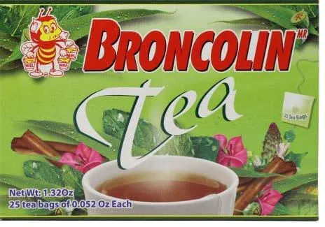 BRONCOLIN TEA PK6
