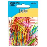 Paper Clips - 50 Ct. Assorted Colors (48 Pack)