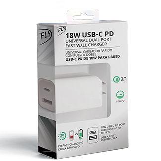 WALL CHARGER WITH 2 PORTS (12 Pack)