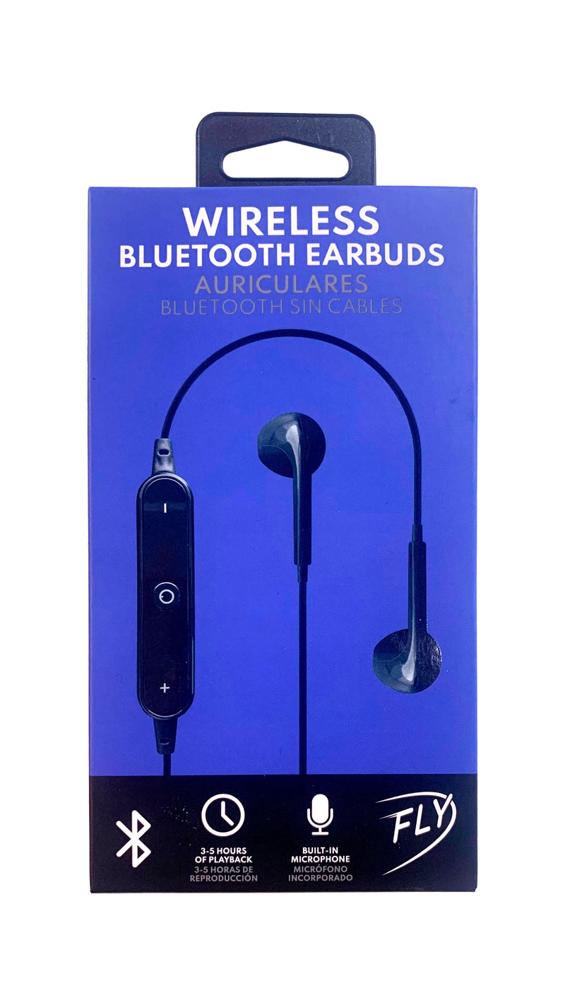STEREO BLUETOOTH EARPODS  - BLACK (12 Pack)