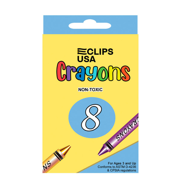 8Pk of Crayons – (72 Packs)