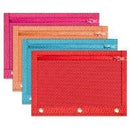 Funda de cremallera de poliéster, negro y blanco en exhibición (paquete de 60)