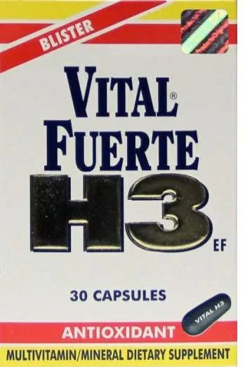 VITAL FUERTE H3 CPS 30CT PK3