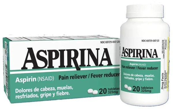 OPMX ASPIRINA PAIN RELIEVER 325mg 20ct PK5 / UOM C30
