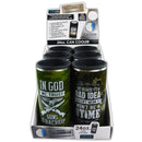 ENFRIADOR DE LATA METÁLICO DE 24 OZ 6 PIEZAS POR DISPLAY