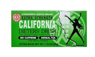 CALIFORNIA DIET TEA 20 TEA BAG PK6