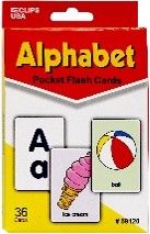 Flash cards - Alphabet, 36 cards (48 Pack)