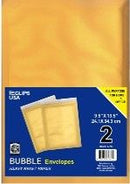 Sobres de burbujas, autoadhesivos, 9.5x13.5, 2 Pk. (48 Paquete)
