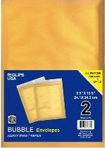 Bubble Envelopes, Peel & seal, 9.5x13.5, 2 Pk. (48 Pack)